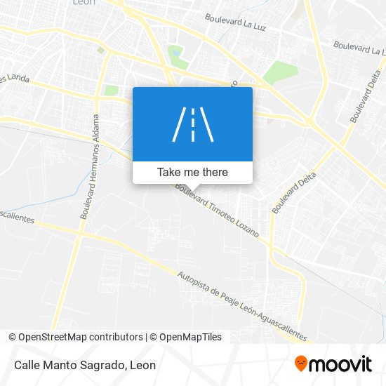 Calle Manto Sagrado map