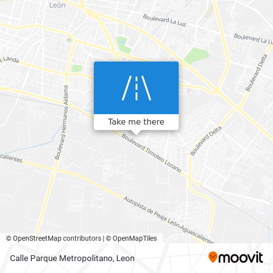 Calle Parque Metropolitano map