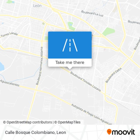 Calle Bosque Colombiano map