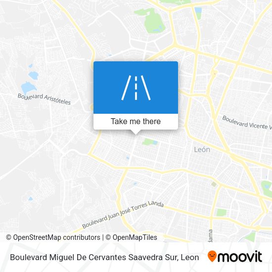 Boulevard Miguel De Cervantes Saavedra Sur map