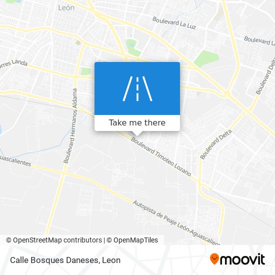 Calle Bosques Daneses map