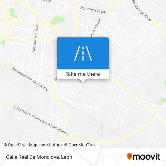 Calle Real De Monclova map