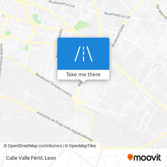 Mapa de Calle Valle Fértil