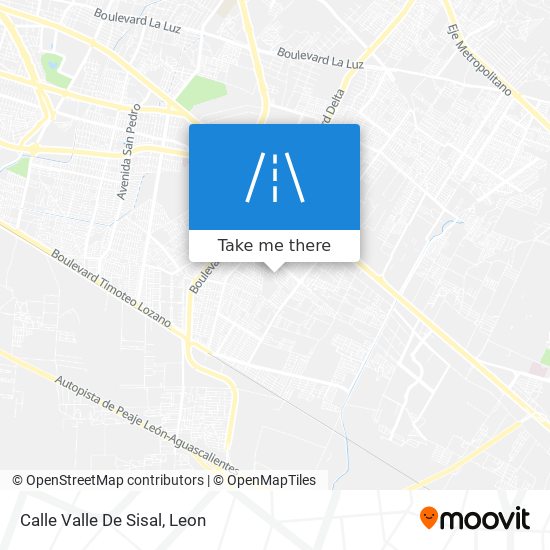 Calle Valle De Sisal map