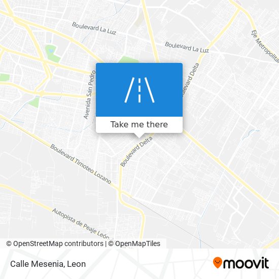 Mapa de Calle Mesenia