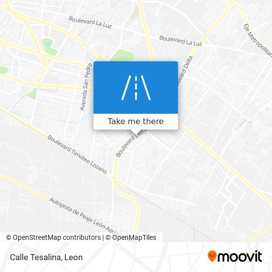 Calle Tesalina map