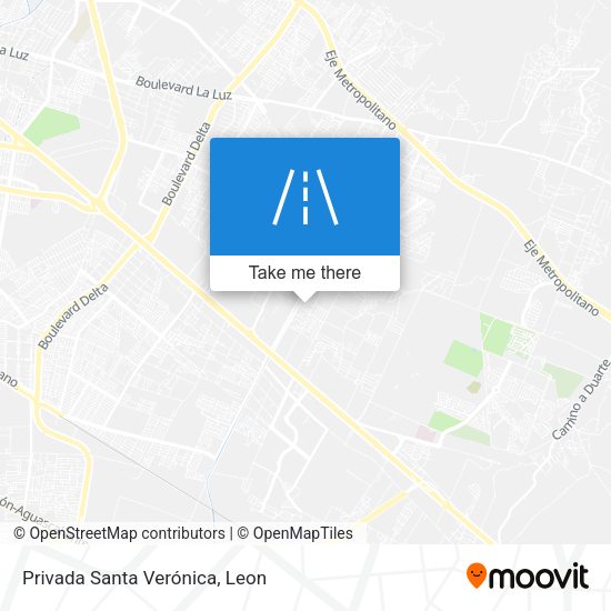 Privada Santa Verónica map