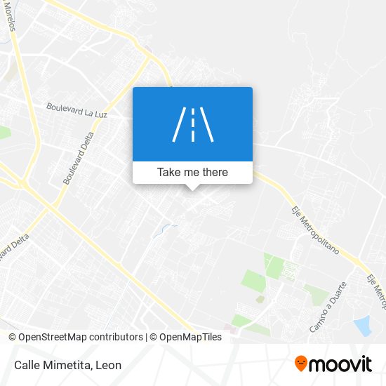 Mapa de Calle Mimetita