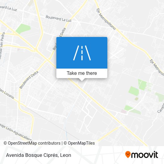 Mapa de Avenida Bosque Ciprés