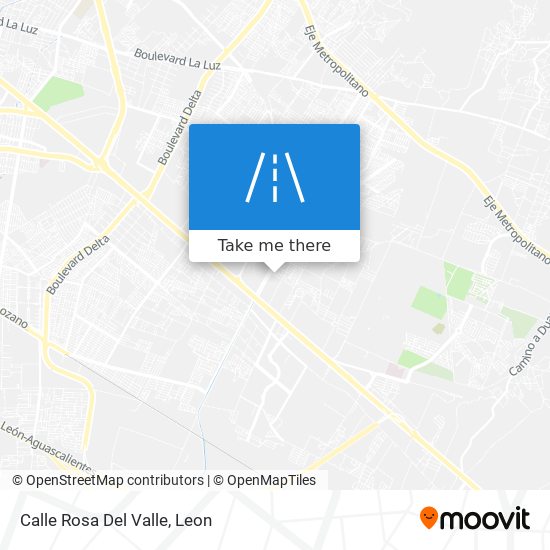 Mapa de Calle Rosa Del Valle