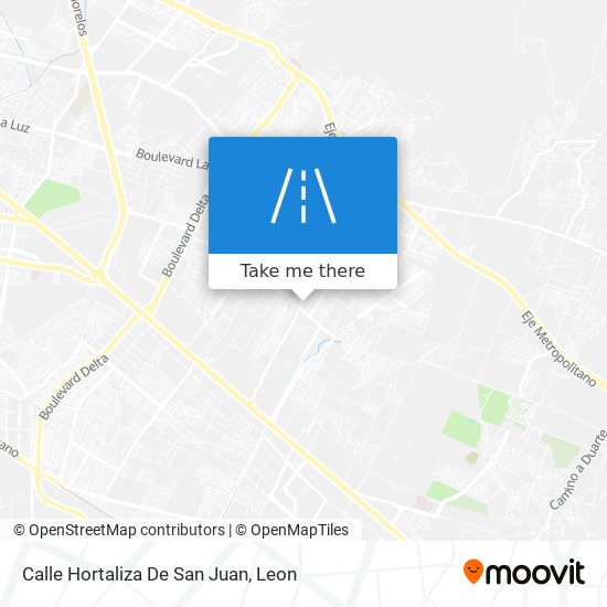 Mapa de Calle Hortaliza De San Juan