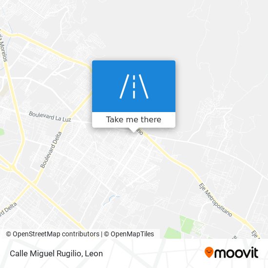Mapa de Calle Miguel Rugilio