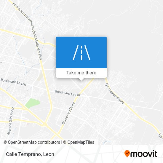 Mapa de Calle Temprano