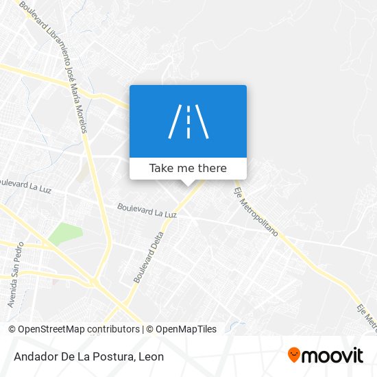 Andador De La Postura map