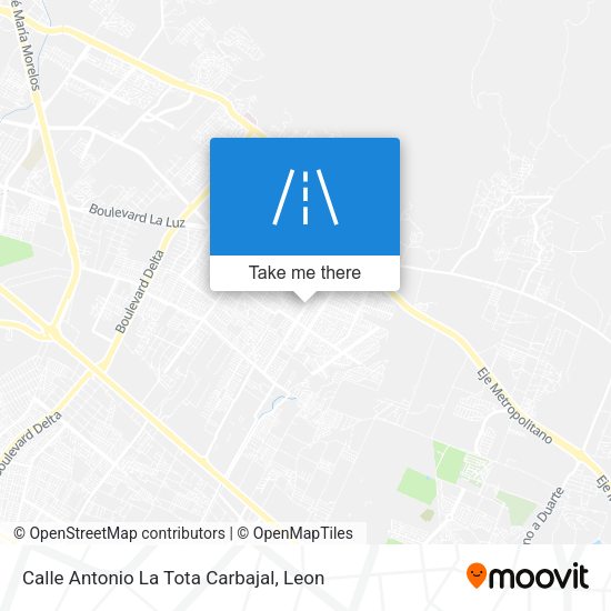 Calle Antonio La Tota Carbajal map