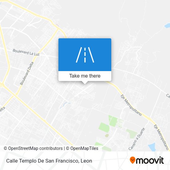 Mapa de Calle Templo De San Francisco
