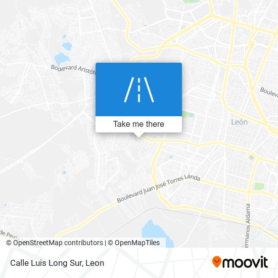 Calle Luis Long Sur map