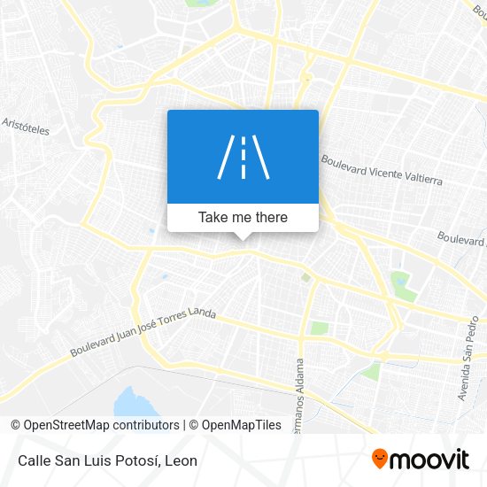 Mapa de Calle San Luis Potosí