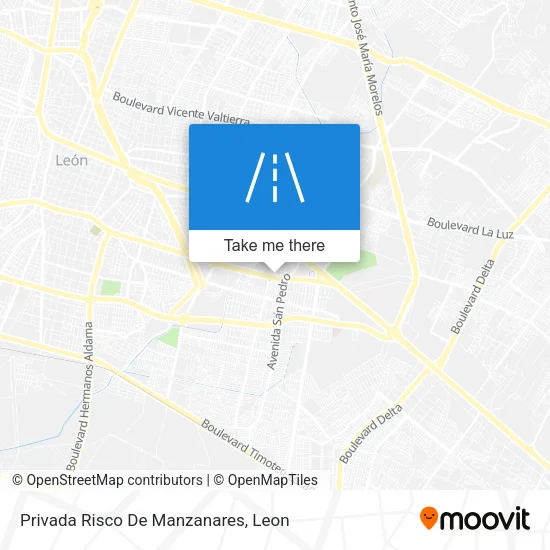 Privada Risco De Manzanares map