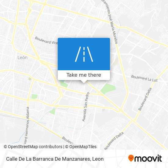 Mapa de Calle De La Barranca De Manzanares