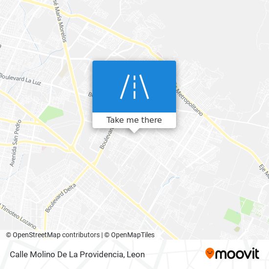 Mapa de Calle Molino De La Providencia