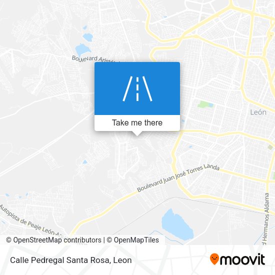 Calle Pedregal Santa Rosa map