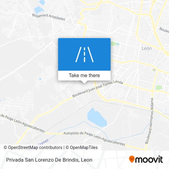 Privada San Lorenzo De Brindis map
