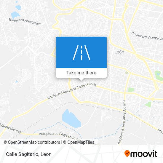 Mapa de Calle Sagitario