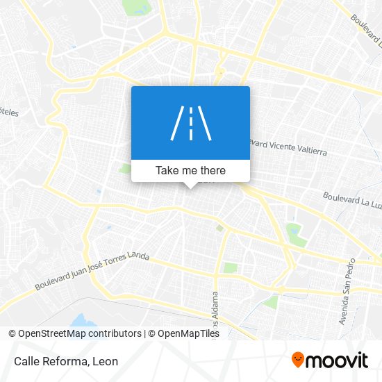 Mapa de Calle Reforma