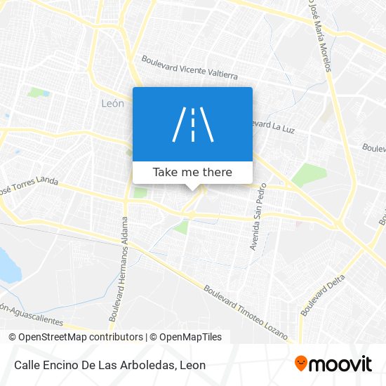 Mapa de Calle Encino De Las Arboledas