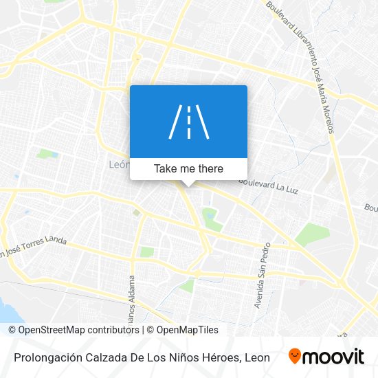 Prolongación Calzada De Los Niños Héroes map