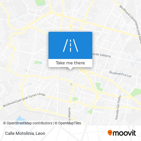 Calle Motolinía map