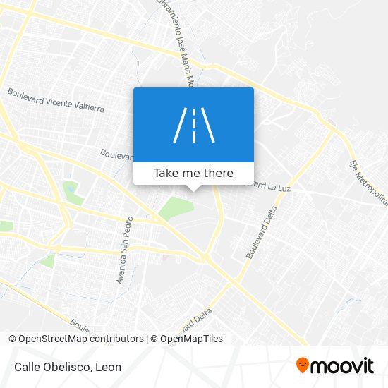 Mapa de Calle Obelisco