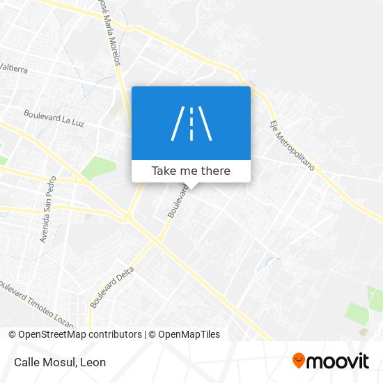 Calle Mosul map