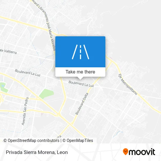 Privada Sierra Morena map