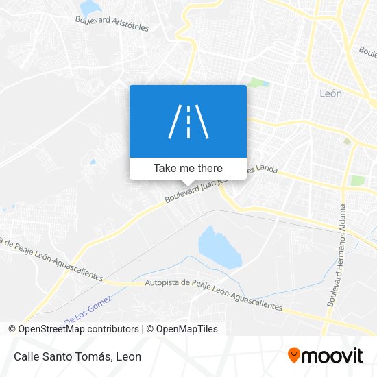 Mapa de Calle Santo Tomás