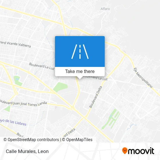 Calle Murales map