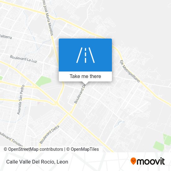 Calle Valle Del Rocío map
