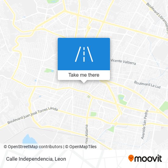 Mapa de Calle Independencia