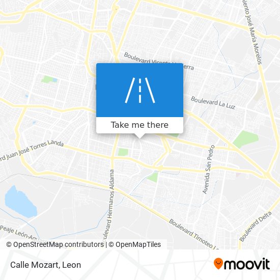 Calle Mozart map