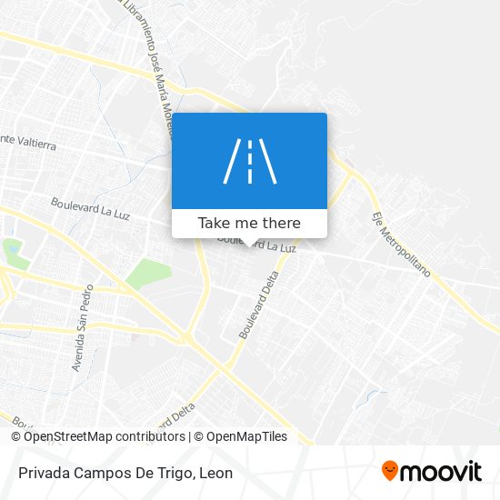 Mapa de Privada Campos De Trigo