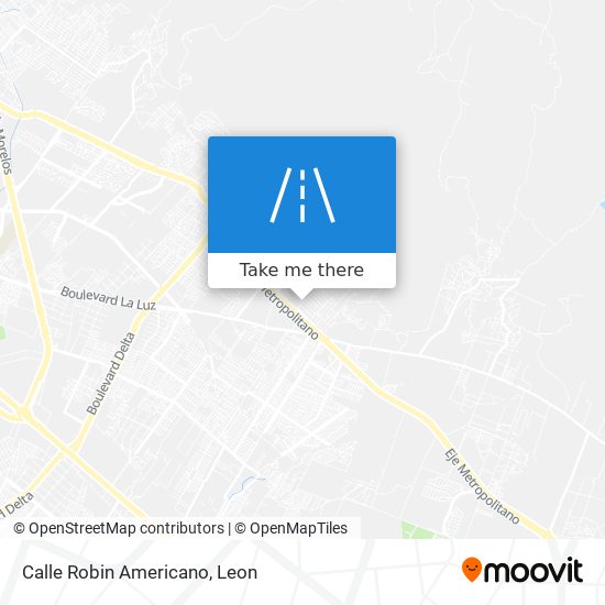 Mapa de Calle Robin Americano