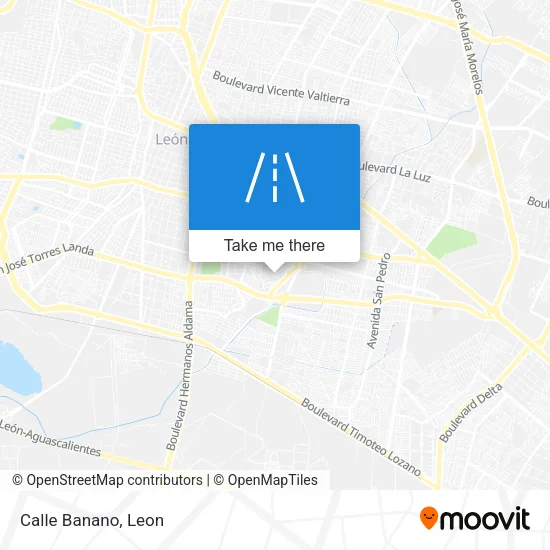 Calle Banano map