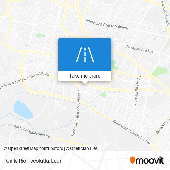 Mapa de Calle Río Tecolutla