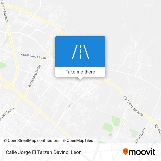 Calle Jorge El Tarzan Davino map