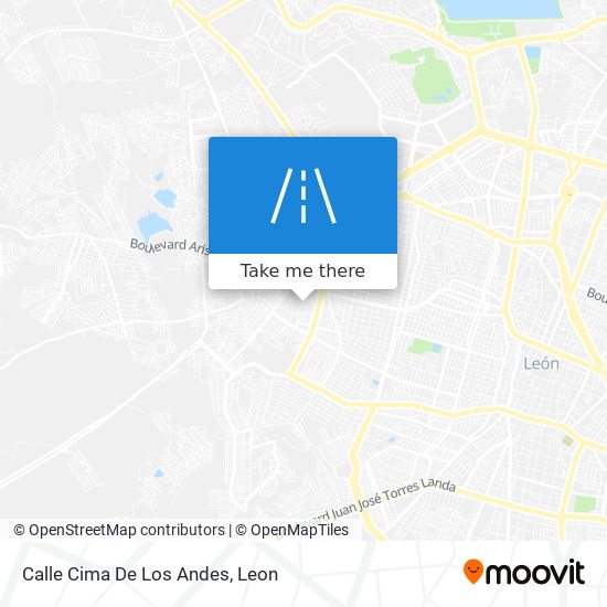 Mapa de Calle Cima De Los Andes