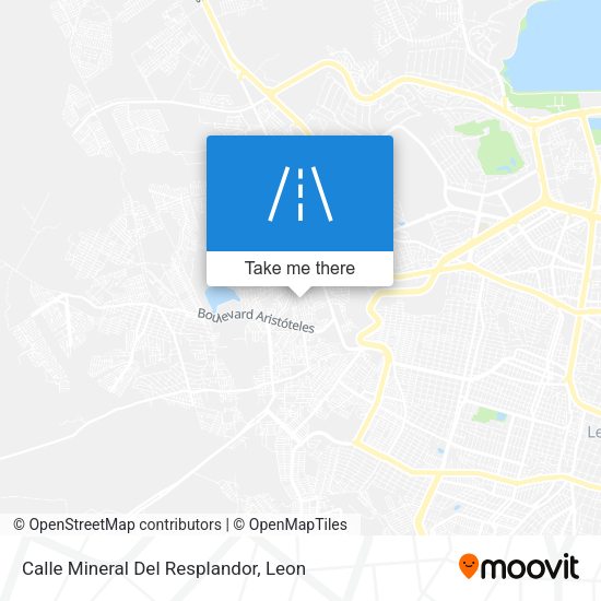 Calle Mineral Del Resplandor map