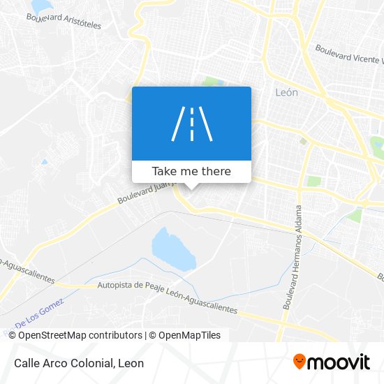 Calle Arco Colonial map