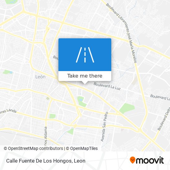 Mapa de Calle Fuente De Los Hongos