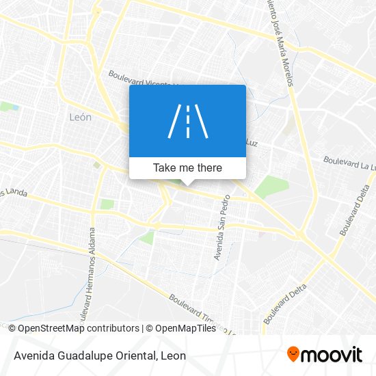 Avenida Guadalupe Oriental map